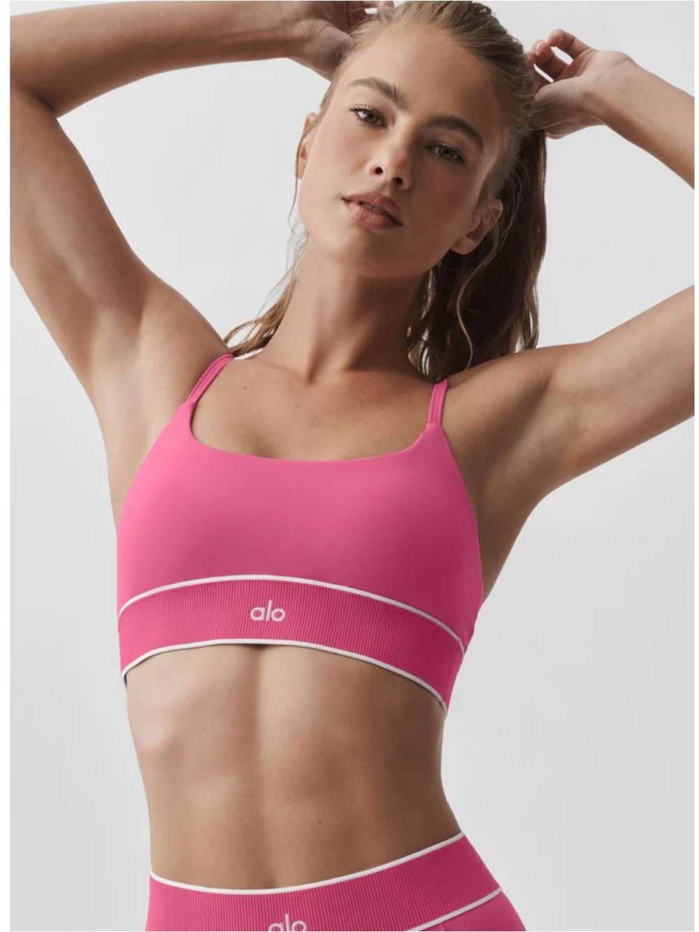 LIMITED COLOR Alo yoga Alo Softsculpt amp it up bra paradise pink